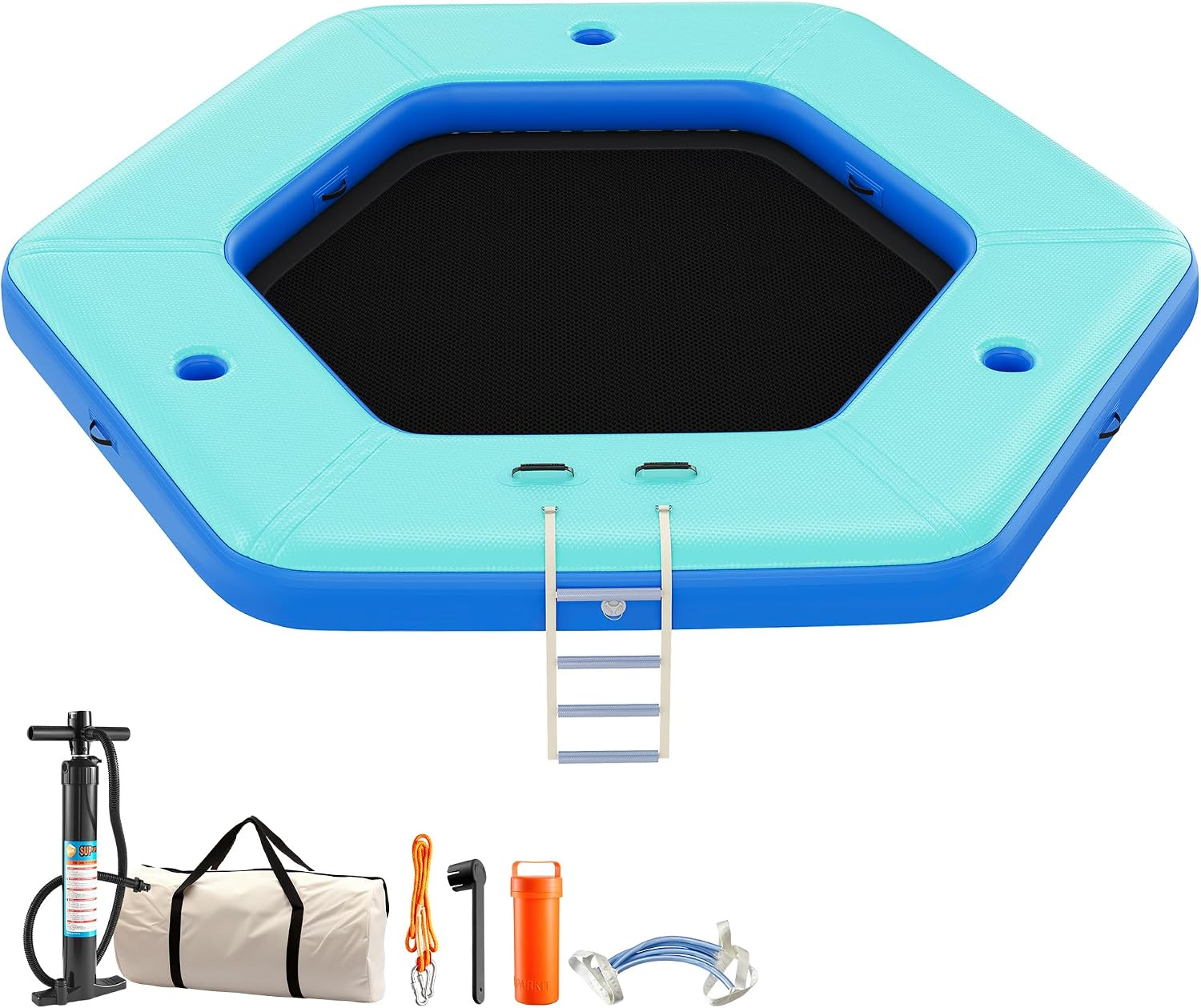 Water Hammock for Adults, Toddler - Hexagon & Round Inflatable